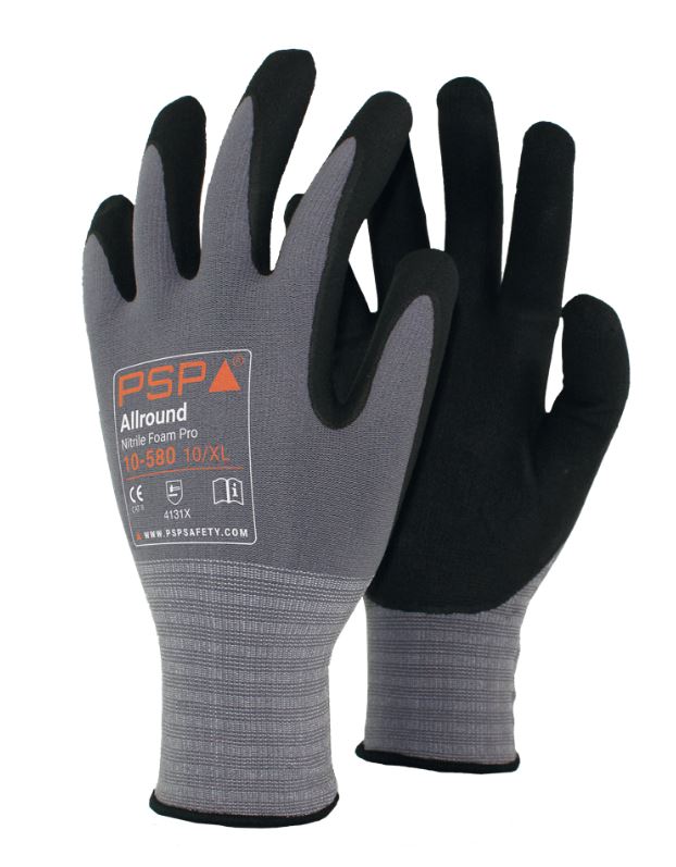 Handschoen allround nitrille TOP foam 10-580